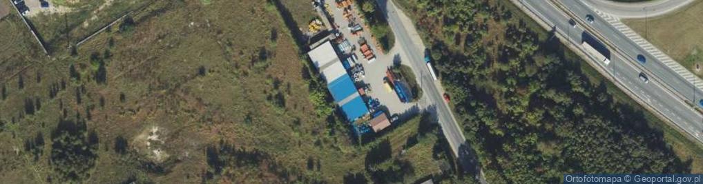 Zdjęcie satelitarne 1.Produkcja-Handel-Usługi Ekoma-Gdańsk Józef Walat, Bogdan Mądry, Maria Walat 2.Apartament Józef Walat, Maria Walat, Marianna Walat