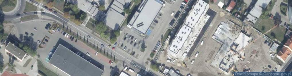 Zdjęcie satelitarne 1/Przedsiębiorstwo Handlowo Usługowe Alia Krzysztof Ptaszyński 2/Meatex Krzysztof Ptaszyński