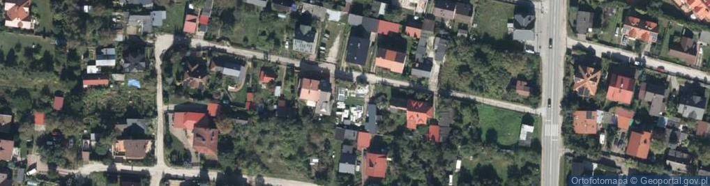 Zdjęcie satelitarne 1) Przedsiębiorstwo Produkcyjno - Usługowo - Handlowe Siatka Ogrodzeniowa 2) Atelier DJS Ryszard Straszewski