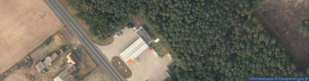 Zdjęcie satelitarne 1) Przedsiębiorstwo Wielobranżowe Lewex Leszek Napierała, 2) P.P.H.U.Tilmax Leszek Napierała