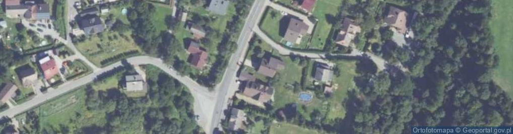 Zdjęcie satelitarne 1.Sklep Spożywczo-Przemysłowy, 2.Mabotex Marek Góral