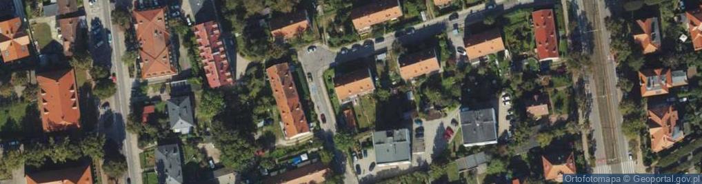 Zdjęcie satelitarne 1.Spawanie i Montaż Konstrukcji Stalowych Janusz Wądołowski 2.Przedsiębiorstwo Handlowo-Usługowe Janex Janusz Wądołowski