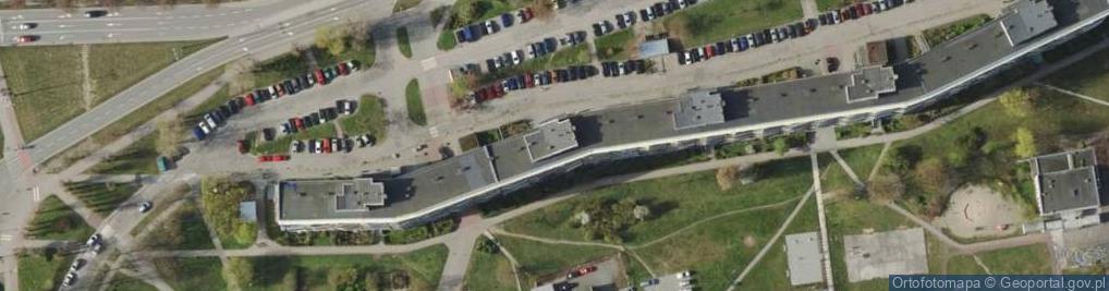 Zdjęcie satelitarne 1.Transed Transport i Spedycja Wojciech Dziedzic, 2.Cafe Ina Wojciech Dziedzic/Wspólnik Spółki Cywilnej