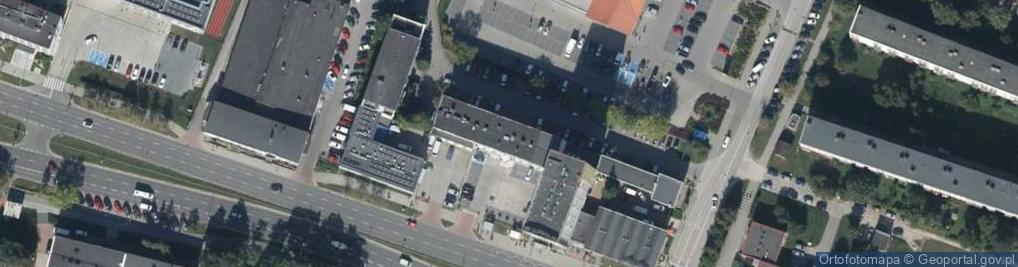 Zdjęcie satelitarne 1.Wojciech Dybała Wspólnik Spółki Cywilnej Lux Lumen 2.Hurtownia Światła Led Eco Wojciech Dybała