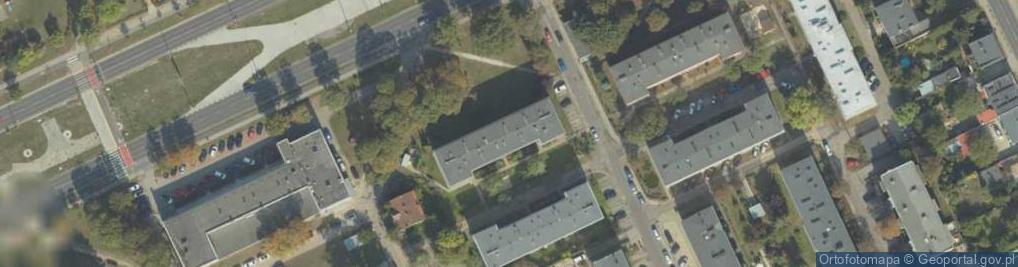 Zdjęcie satelitarne 1.Wydawnictwo Model-Art 2.Zakład DDD