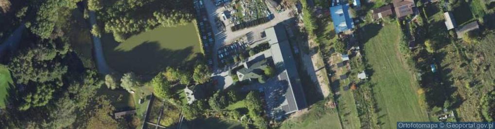 Zdjęcie satelitarne 1) Wydobycie i Przerób Kamienia Budowlanego Export-Import Góral Cezary Góral- Wspólnik Spółki Cywilnej 2) Gran - Bud Cezary Góral