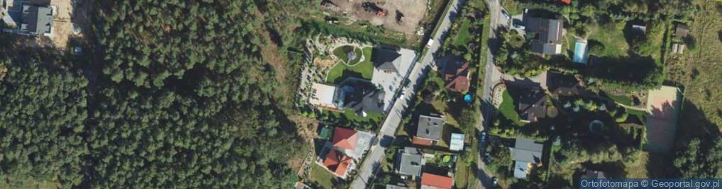 Zdjęcie satelitarne 1.Zakład Usług Leśnych Piotr Maścianica 2.M&M Transport Piotr Maścianica