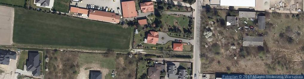 Zdjęcie satelitarne A) Elso B) Usługi Geodezyjne