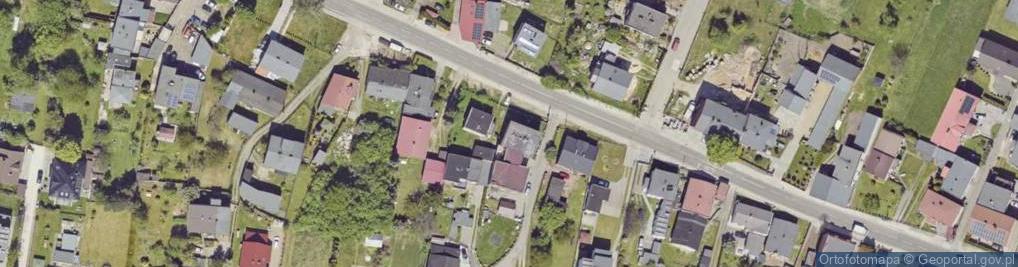 Zdjęcie satelitarne A Przedsiębiorstwo Handlowe Edward Pach Wspólnik Spółki Cywilnej B Przedsiębiorstwo Handlowo Usługowe Gosposia Edward Pach Hanna Pach Edward Pach