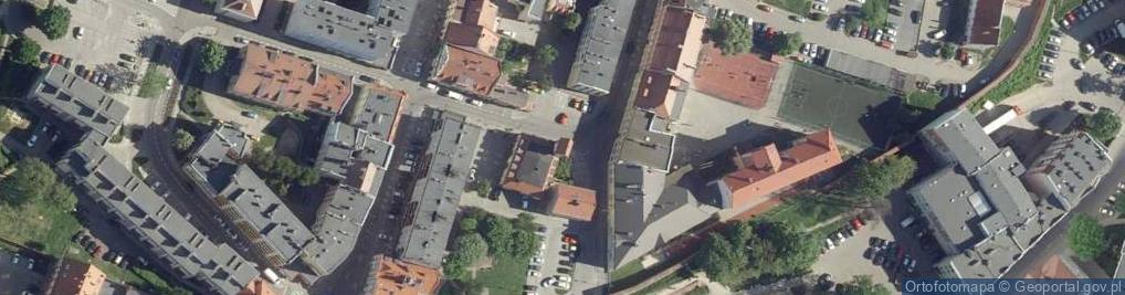 Zdjęcie satelitarne Adam Gabruś Stacja Kontroli Pojazdów Jan Kaczmarczyk Adam Gabruś