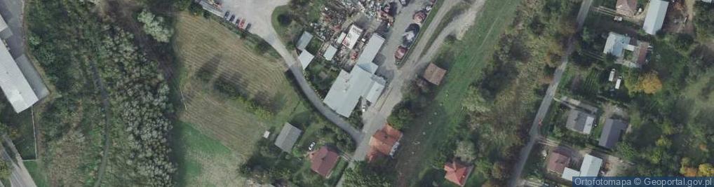 Zdjęcie satelitarne Aga. Skład materiałów budowlanych i opału.