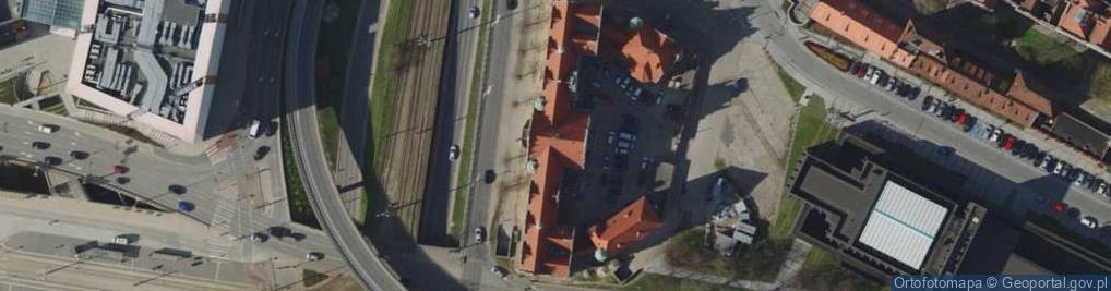 Zdjęcie satelitarne Agencja Bezpieczeństwa Wewnętrznego Delegatura w Gdańsku