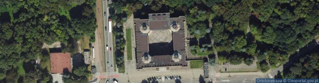 Zdjęcie satelitarne Agencja Rozwoju Gospodarczego Kraków Wschód