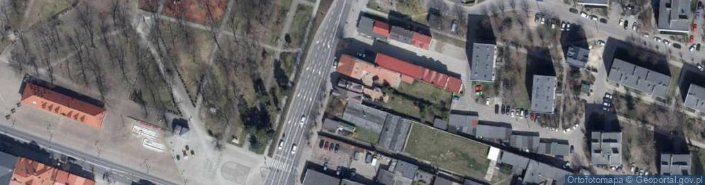 Zdjęcie satelitarne Agencja Ubezpieczeniowa Dorota Maciejewska Ireneusz Krasoń