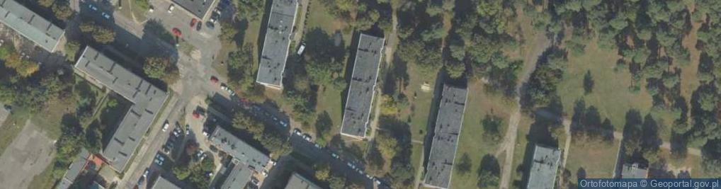 Zdjęcie satelitarne Agencja Ubezpieczeniowa Michał Chrycenko