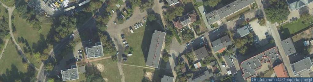 Zdjęcie satelitarne Agencja Ubezpieczeniowa Michał Najdek