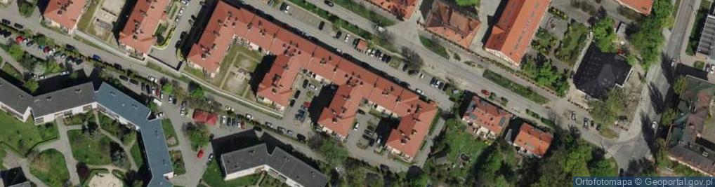 Zdjęcie satelitarne Agnieszka Jaworska Urbis-Project Pracownia Urbanistyki i Planowania Przestrzennego