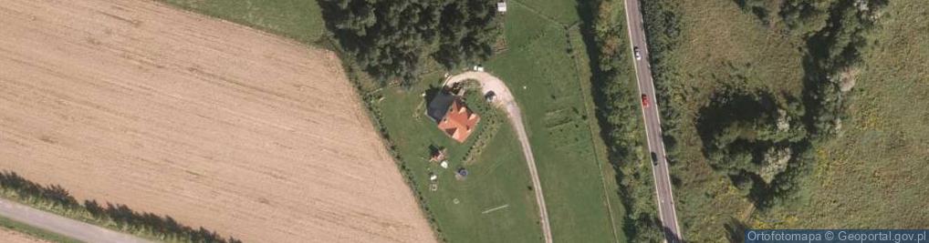 Zdjęcie satelitarne Agroturystyka Gościniec Kapella