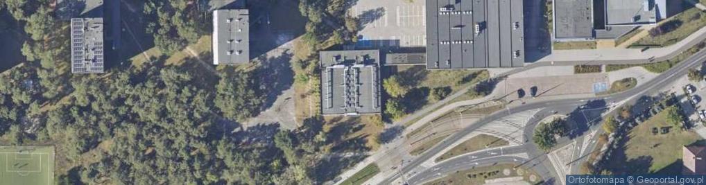 Zdjęcie satelitarne Akademicki Związek Sportowy Uniwersytetu Mikołaja Kopernika w Toruniu