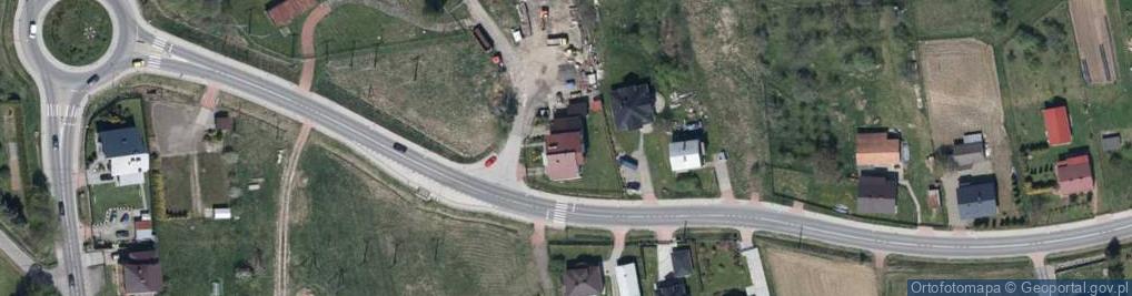 Zdjęcie satelitarne Aleksander Pyrek Firma Produkcyjno-Handlowo-Usługowa Tęcza