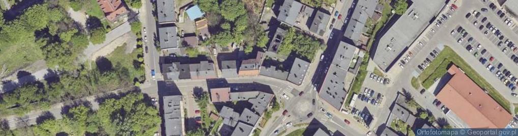 Zdjęcie satelitarne Aleksandra Jaros-Brzinczek Sklep Osiedlowy