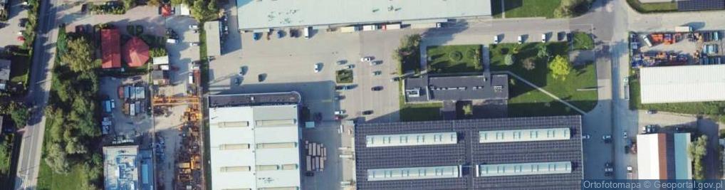 Zdjęcie satelitarne Alfa Laval Kraków