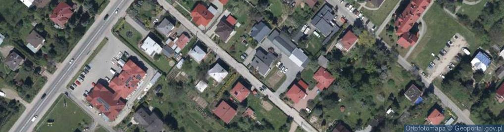 Zdjęcie satelitarne Andrzej Giza Przedsiębiorstwo Produkcyjno-Handlowo-Usługowe Kartomax Import Eksport