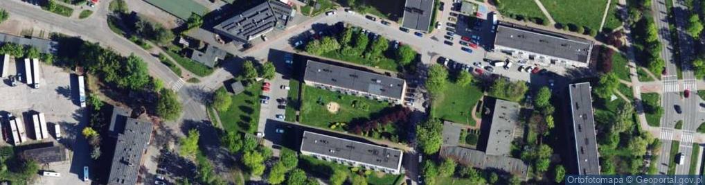 Zdjęcie satelitarne Andrzej Mazur Zakład Urządzeń Technicznych Koma