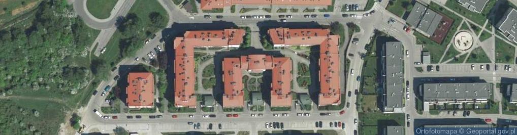 Zdjęcie satelitarne Andrzej Walczak Szkoła Jagny & Wioska Jagny