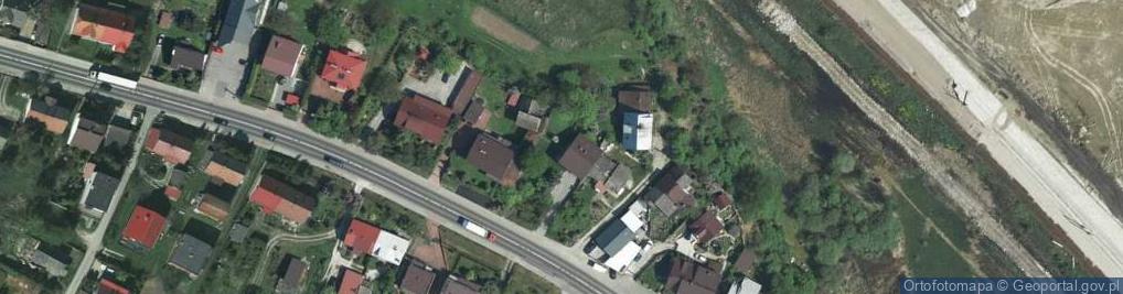 Zdjęcie satelitarne Anna Dąbrowska Profesjonalne Gospodarowanie Odpadami