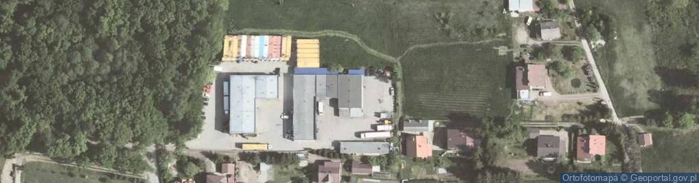 Zdjęcie satelitarne Anna Majak-Madej Zakład Diagnostyki Samochodowej