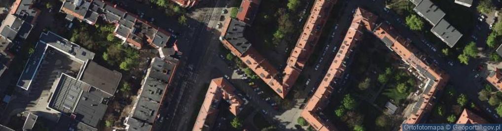 Zdjęcie satelitarne Arborysta .Com Pracownia Architektury Krajobrazu Maciej Motas