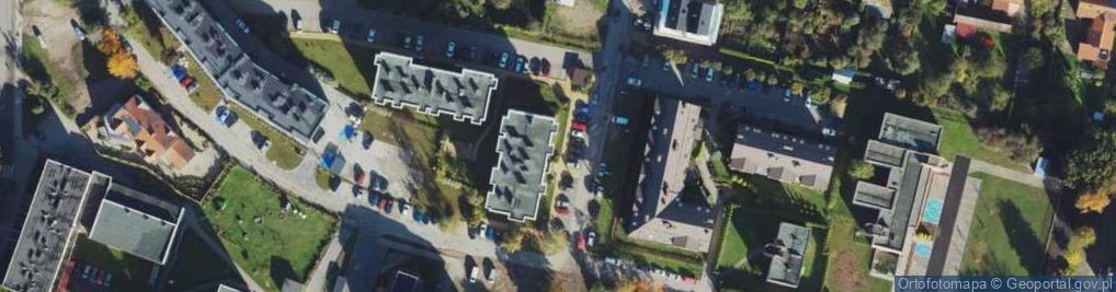 Zdjęcie satelitarne Architektura, Rzeczoznawstwo Majątkowe Katarzyna Boroń