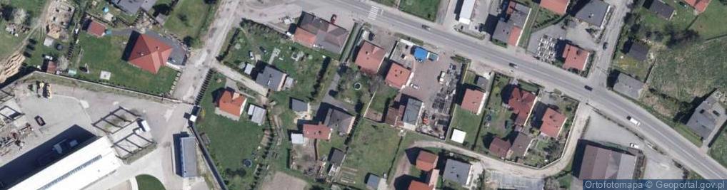 Zdjęcie satelitarne Artdom Sklep Wielobranżowy Hurt Detal P Kawurek R Zielonka