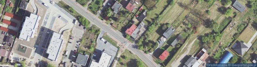 Zdjęcie satelitarne Artyk Przemysłowymi i Spożywczymi