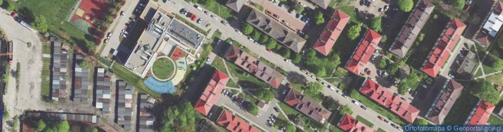 Zdjęcie satelitarne Artykułami Spożywczymi i Przemysłowymi