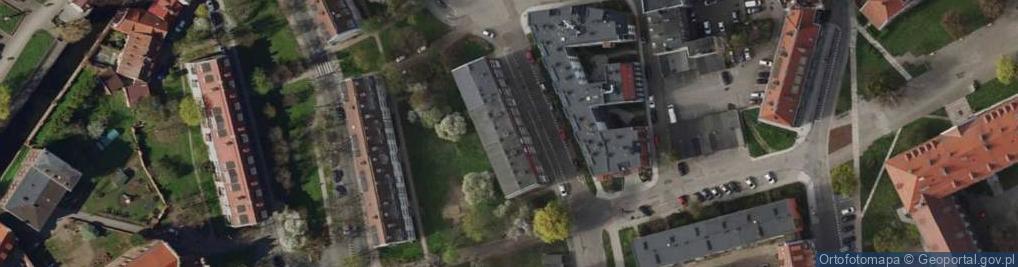 Zdjęcie satelitarne Aurea Porta Konserwacja Zabytków