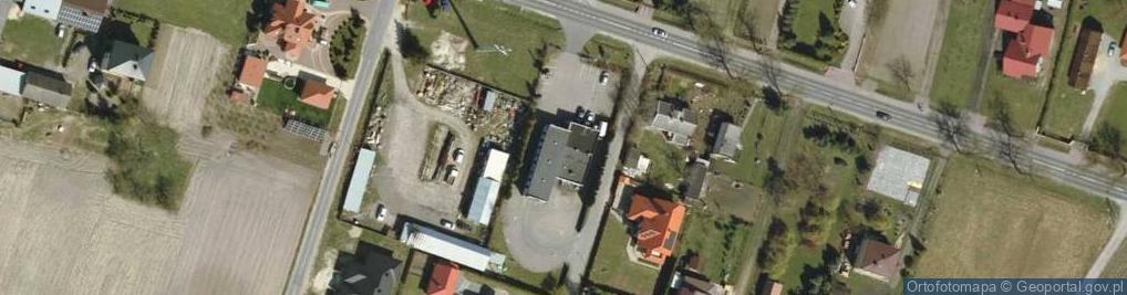 Zdjęcie satelitarne Auto Kąty Okręgowa Stacja Kontroli Pojazdów Hanna Szafrańska Sła