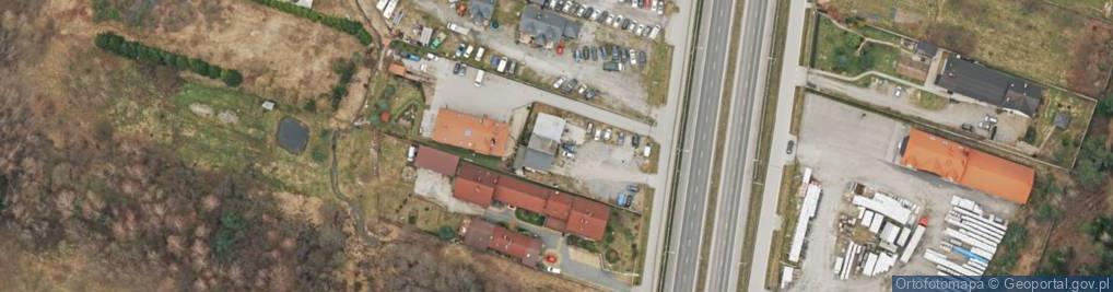 Zdjęcie satelitarne Auto Plus Dąbrowa