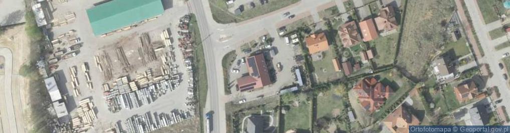 Zdjęcie satelitarne Auto - Serwis Ogumienie - Myjnia Monika Drężek