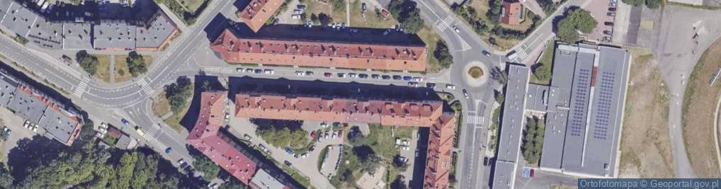 Zdjęcie satelitarne Auto Skała