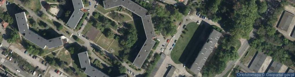 Zdjęcie satelitarne Bagiński w., Wrocław