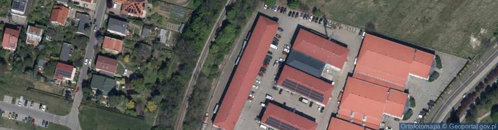 Zdjęcie satelitarne Bank Żywności we Wrocławiu