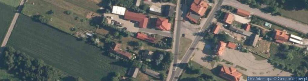 Zdjęcie satelitarne Bar pod Kasztanami