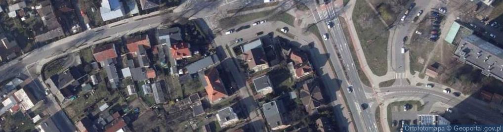 Zdjęcie satelitarne Bar Rozrywkowy Zielony Lew Pacyna M Szumowska i