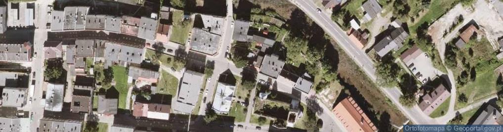 Zdjęcie satelitarne Bar U Marzeny