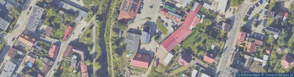 Zdjęcie satelitarne Bar U Pawlaka