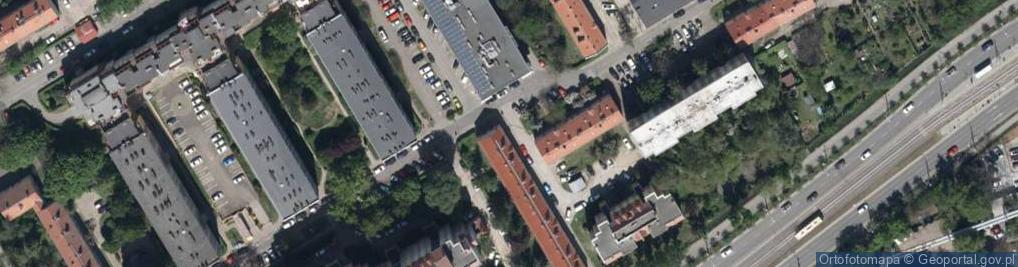 Zdjęcie satelitarne Baranowska M., Wrocław