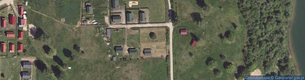 Zdjęcie satelitarne Barbara Radwańska Całoroczne Domki Wypoczynkowe Dzika Cisza