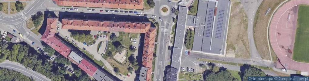 Zdjęcie satelitarne Bi Projekt Mróz